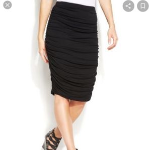 Vince Camuto Ruched Pencil Skirt